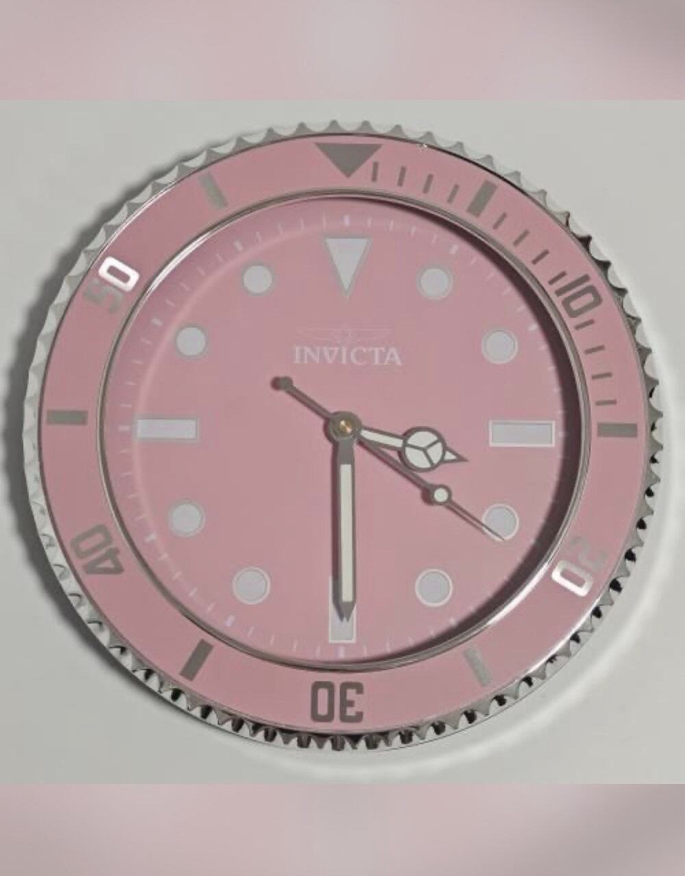 Invcta Pro Diver Wall Clock, Pink 70048